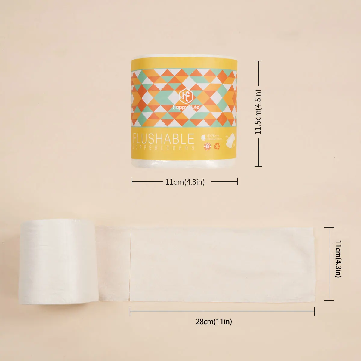 Biodegradable & Flushable Cloth Diaper Flushable Nappy Liners disposable diaper liner
