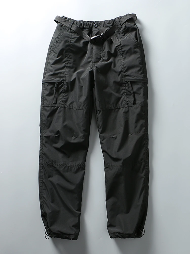 Men's Loose Large Size Outdoor Workwear Pants Windproof Waterproof Soft ell Trousers Casual Long Pants Autumn Winter