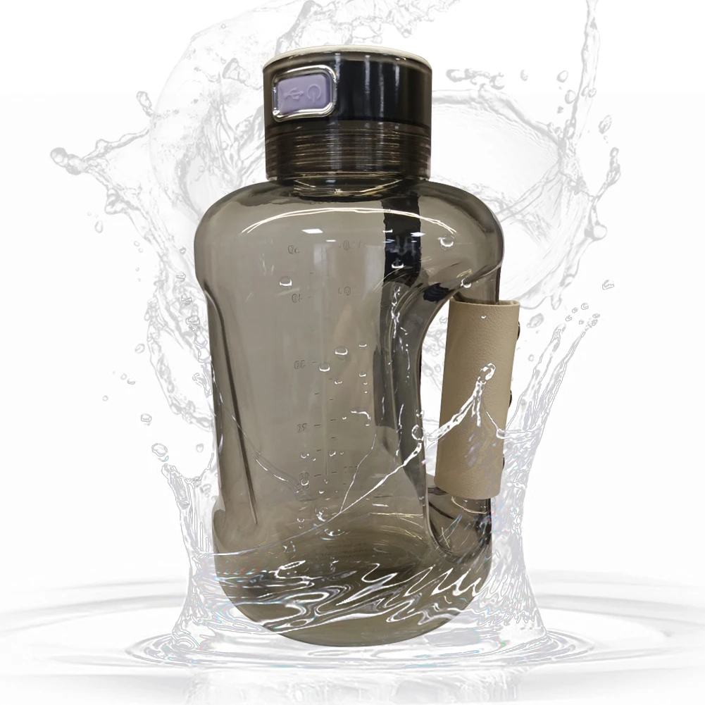 대용량 수소 물 이온화 기계, 1.5L 수소 풍부한 스포츠 물병, 누출 방지 배터리 전원, 가정 여행