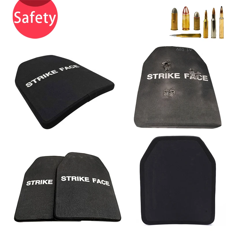 

Safety Real Bulletproof NIJ IIIA IV Warrant 5 years Self-defense PE Aluminum Silicon Bulletproof Insert Plate