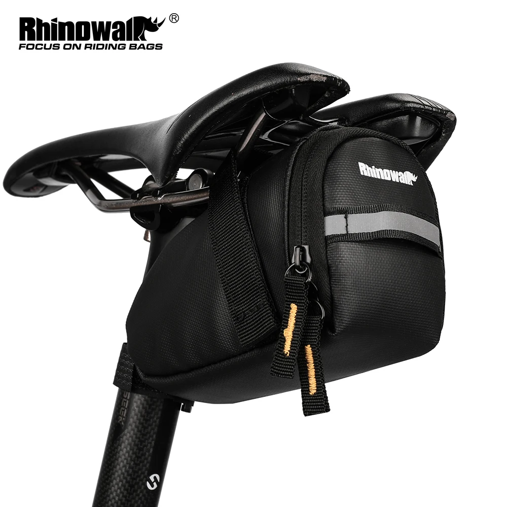Rhinowalk T603 Rainproof Bicycle Bag Bike Saddle Bag For Refletive Rear Large Capatity Seatpost MTB Bike Bag Accessories
