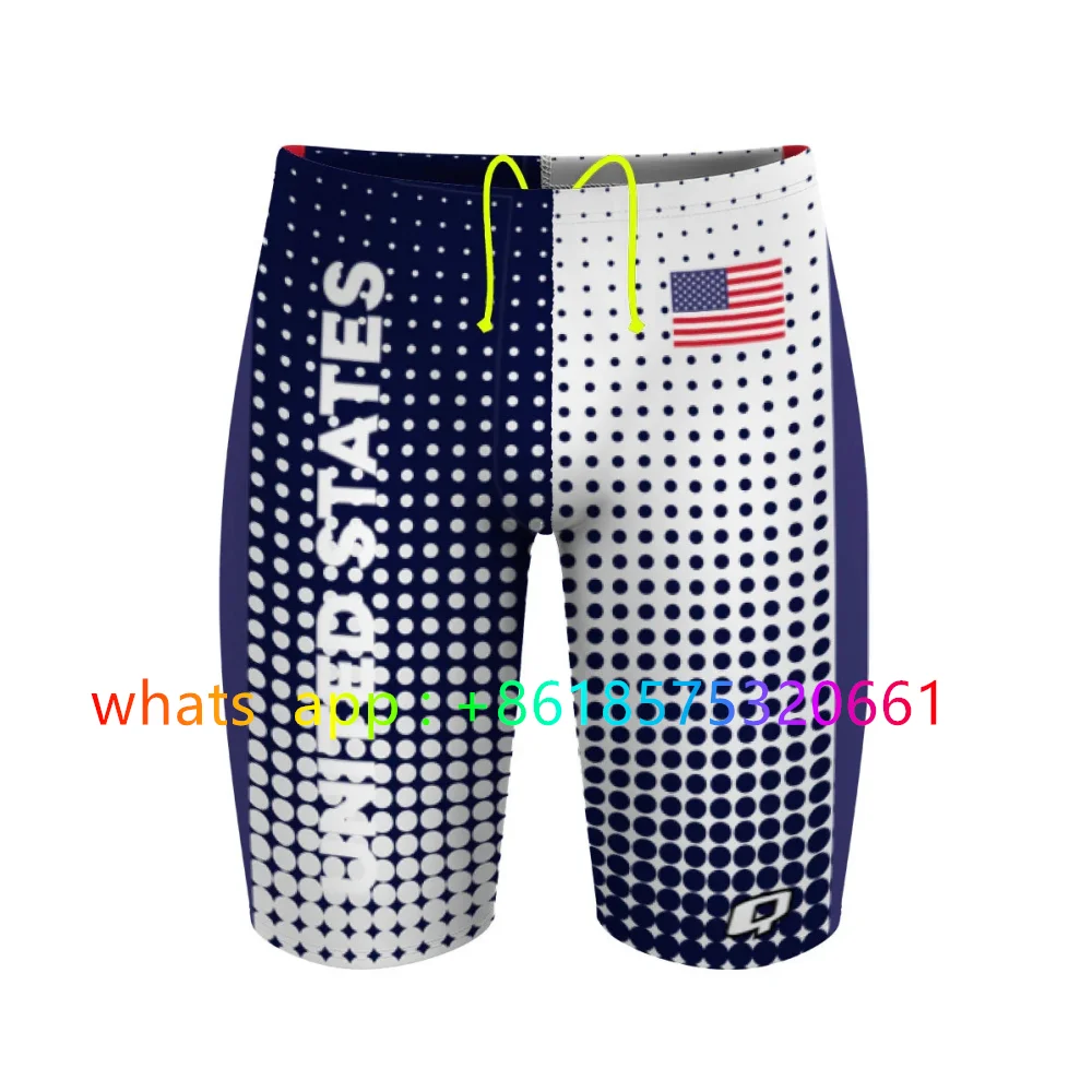 Mens Summer Trunks Swimwear Training Swim Shorts Trunks Swimsuits Boy Jammers Sports Surf Shorts Beach Volleyball Swimming Pants 4