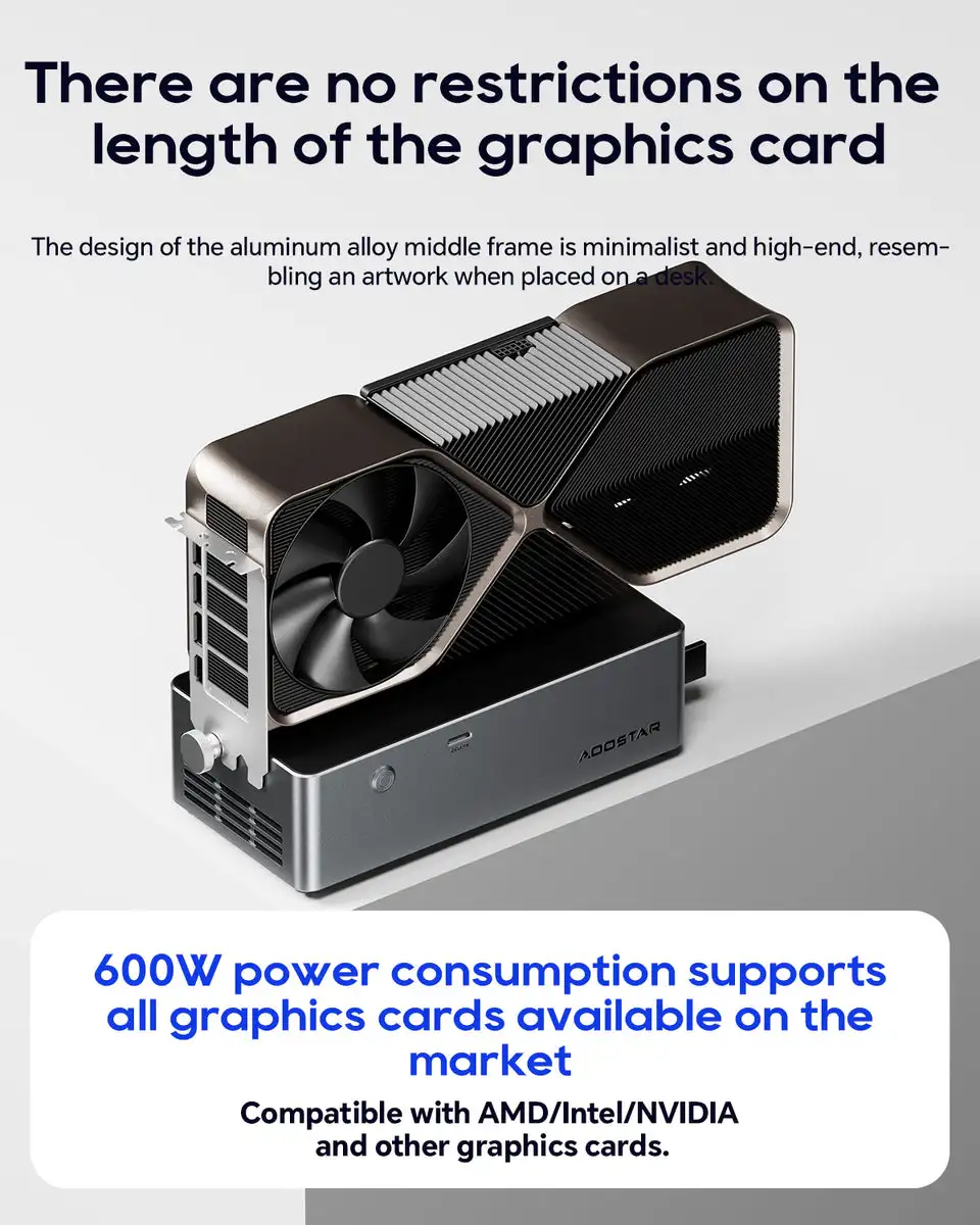 Stacja dokująca AOOSTAR AG01 EGPU z portem OCulink