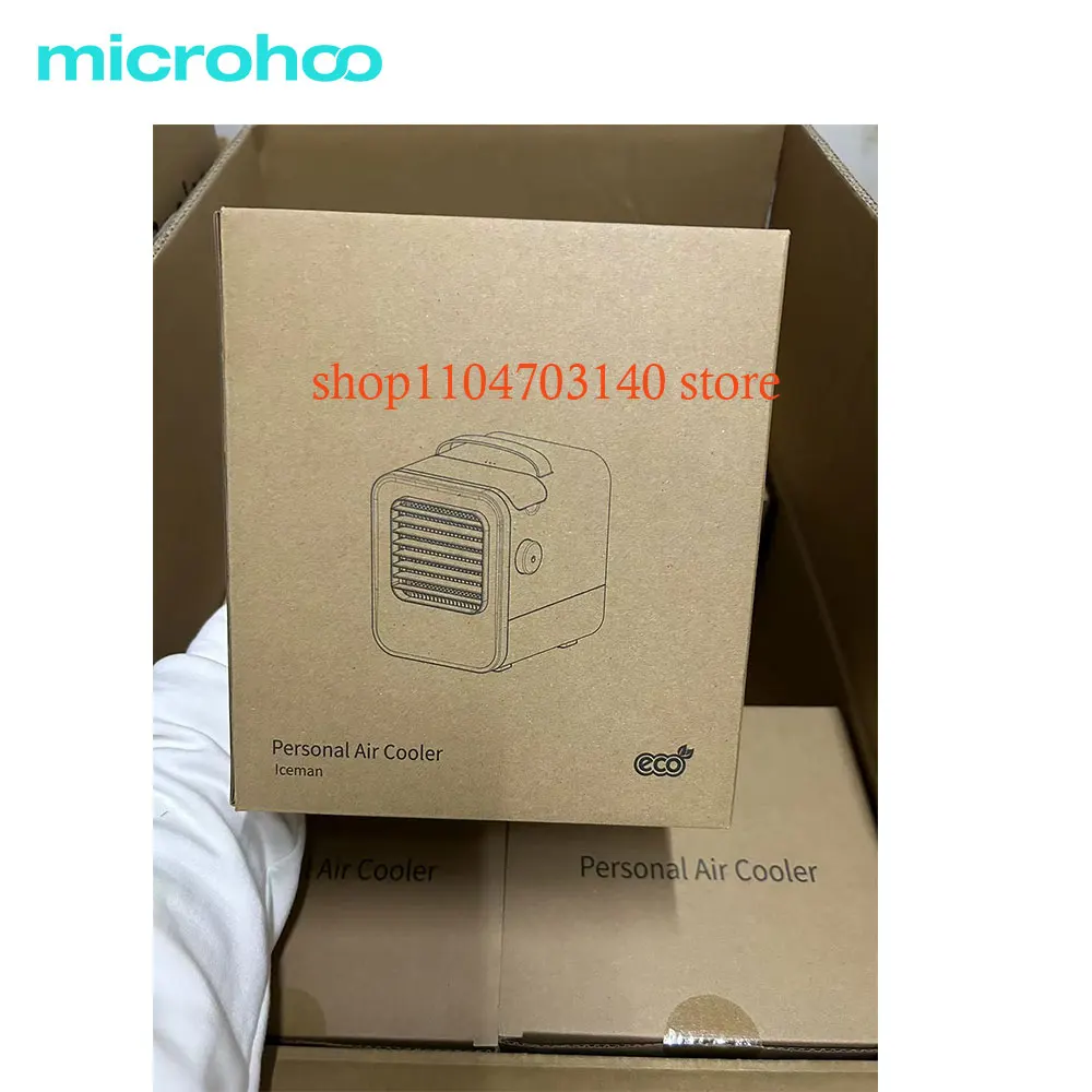 Microhoo Wireless portable humidifying air conditioner fan Portable Usb Fan summer fans