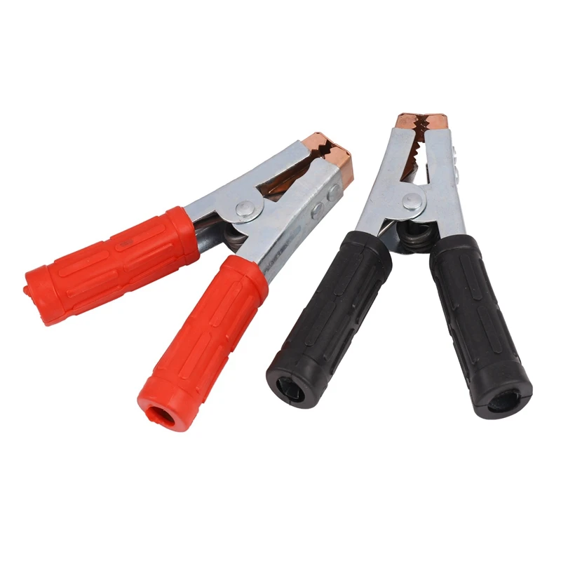 

6X Crocodile Clips HEAVY DUTY Copper Battery Test Alligator Clamps
