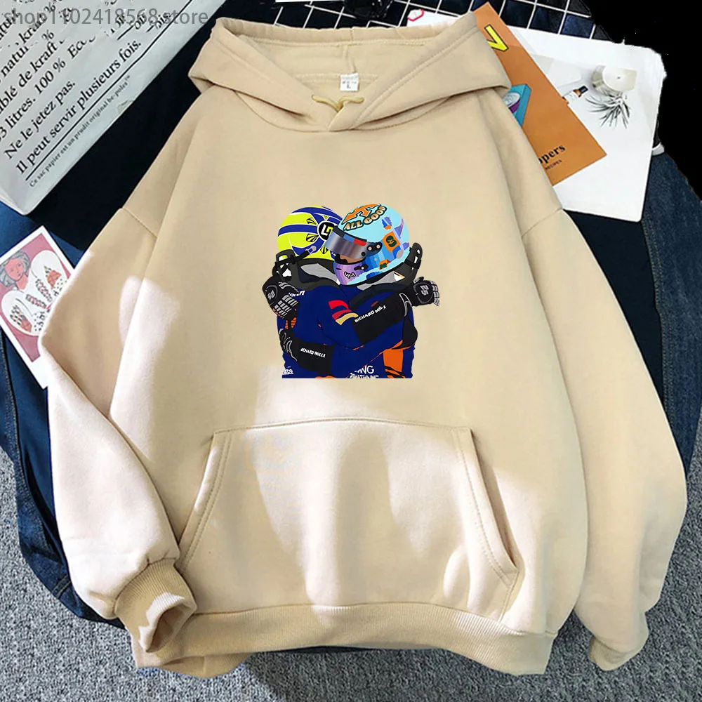 

Mini Lando Norris 4 Sweatshirt Funny Games F1 Hoodies Women's Long Sleeve Top Oversized Y2k Clothes Harajuku Hoody Men Clothing
