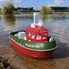 1:72 Simulation Port For Tugboat Small Size Lights Ultra Long Endurance Electric Remote Control Boat Children Xmas Summer Toy 4