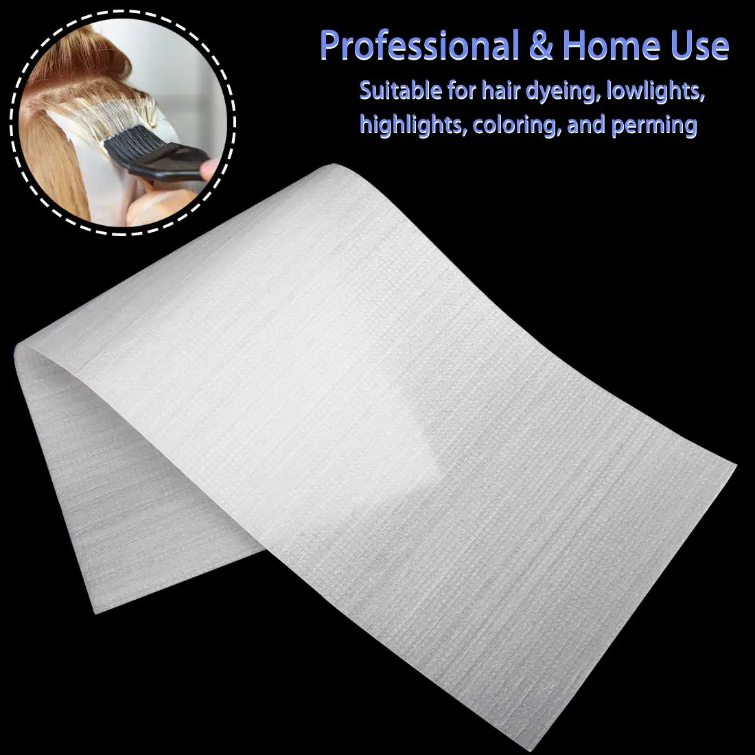 50/100PC Reusable Hair Color Foil Alternative Hair Dye Paper Hair