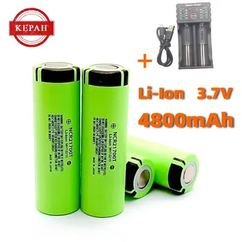 21700 Batteria Batteria ricaricabile 3.7V 4800mAh 50A Batterie agli ioni di litio ad alta scarica per utensili elettrici + caricabatterie