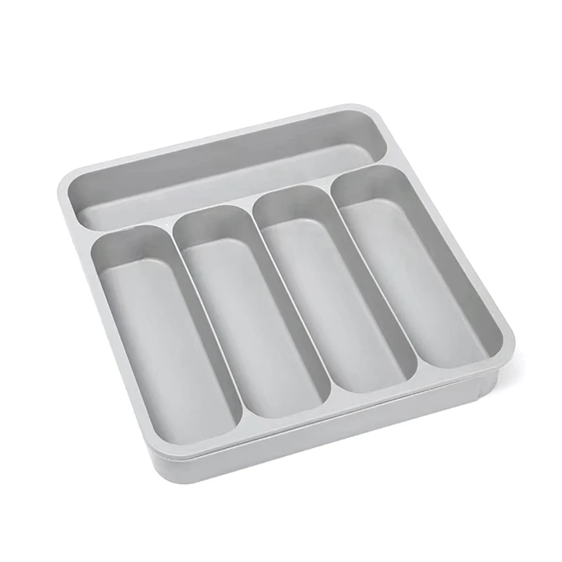 

Utensil Flatware Tableware Organizer For Kitchen,Fits Standard Drawer,5-Compartment