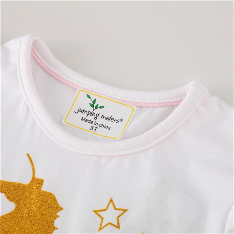 Jumping Meters Unicorn Stars Cartoon Dress Princess Short Sleeves Summer Clothing Princess Dress girls dress,princess costume,kids clothes