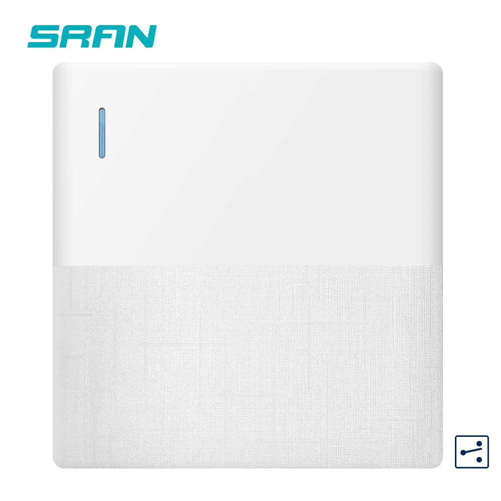 USB C 영국 표준 13A 250V, 86*146mm PC 패널, 범용 전기 콘센트 스위치 제어 기능이 있는 SRAN 벽면 소켓