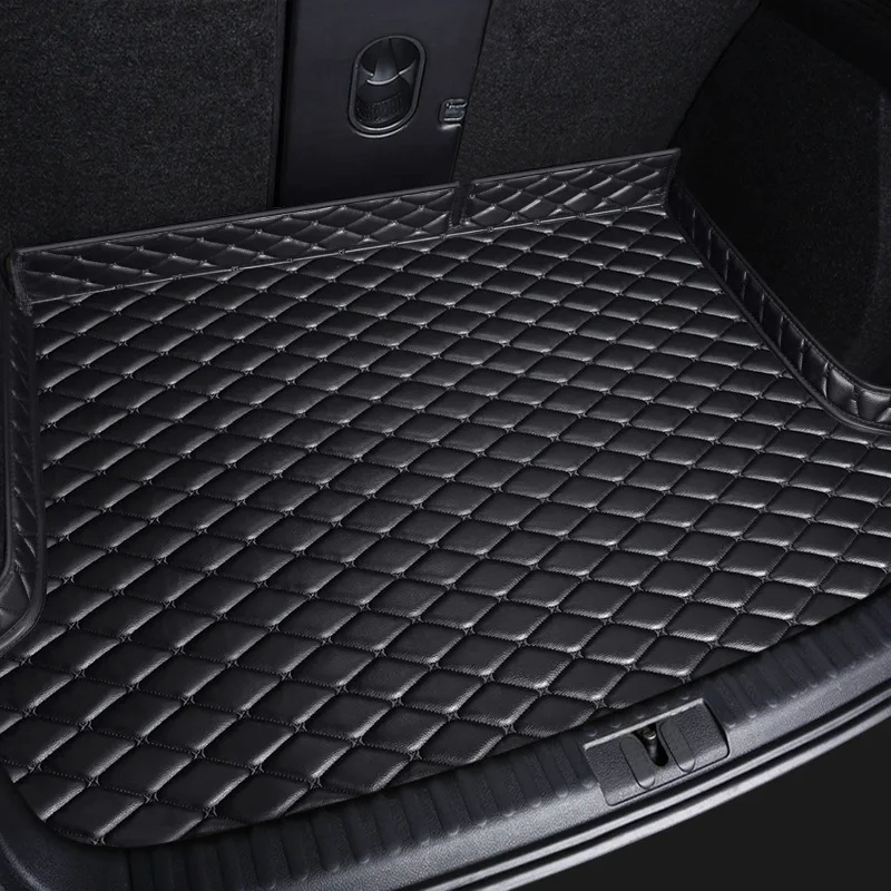 

PU Leather Custom Car Trunk Mats for Volkswagen VW Tiguan Passat Variant Phideon Multivan 6 Seat Interior Details