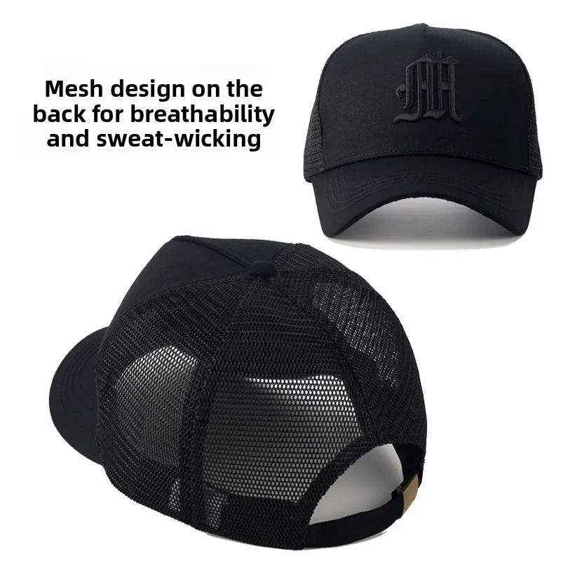 High-Crown Baseball Cap Men's Summer Faion Brand Face Slimming Hard-Top Wide-Eyelid Sun Protection Youth All Seasons Cotton...