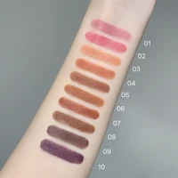 ‌10 Color Smooth Brown Toned Capsule Lipstick Set Lasting Matte Velvet‌ Mini Lip Balm Smudge Proof Highly Pigment Lip Makeup Kit 4