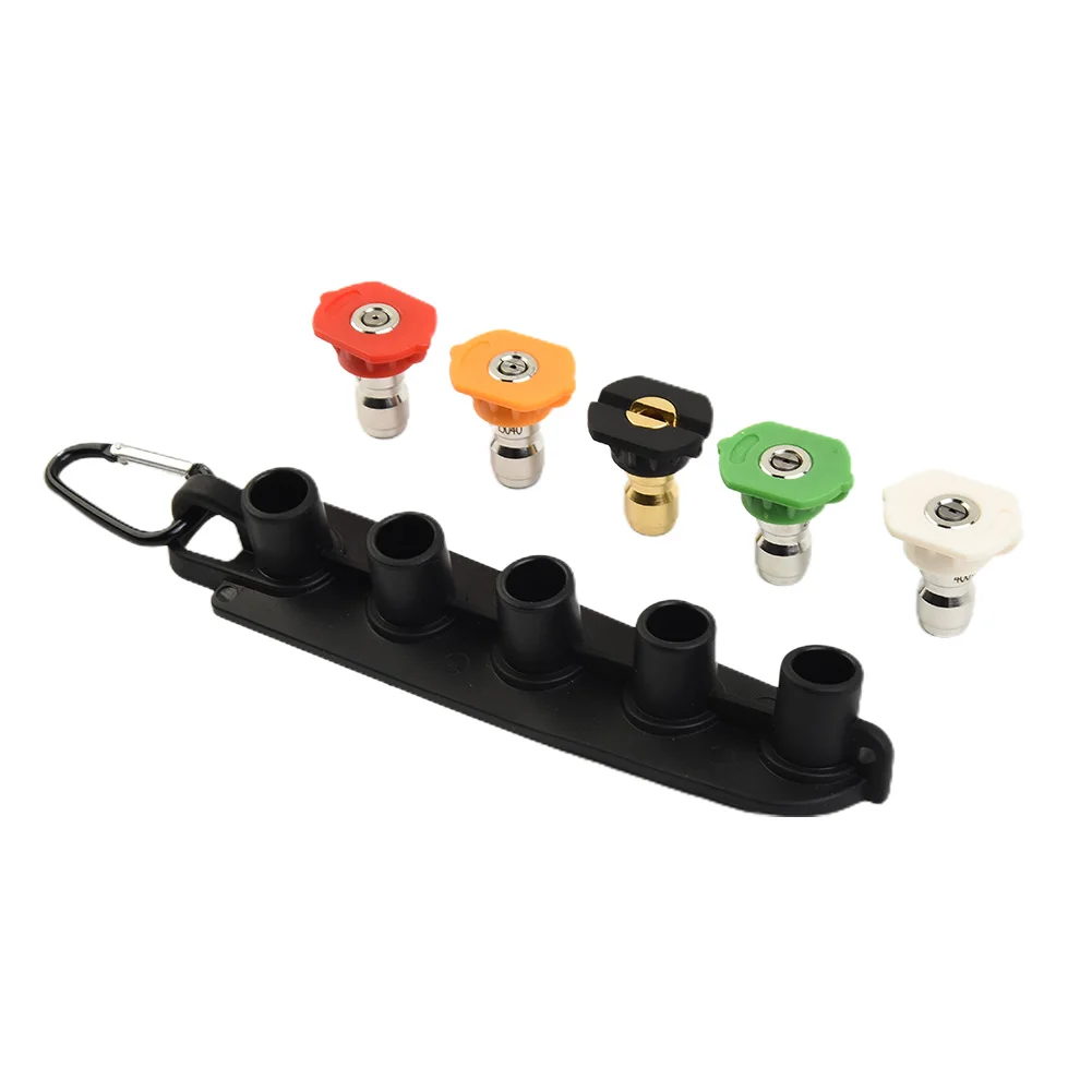 

Washer Nozzle Pressure Washer Tip 1/4\\\\\\\" Quick Connect Aluminum Washer Spray Nozzle Indoor Garden Cleaning Tools