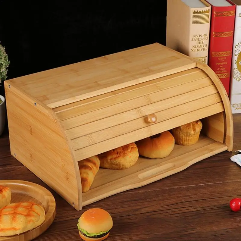 Bread Box Bread Storage Bin Bread Buddy Dispenser Dustproof Kitchen  Countertop Container Farmhouse Bread Keeper Bread Holder - Bottles,jars &  Boxes - AliExpress