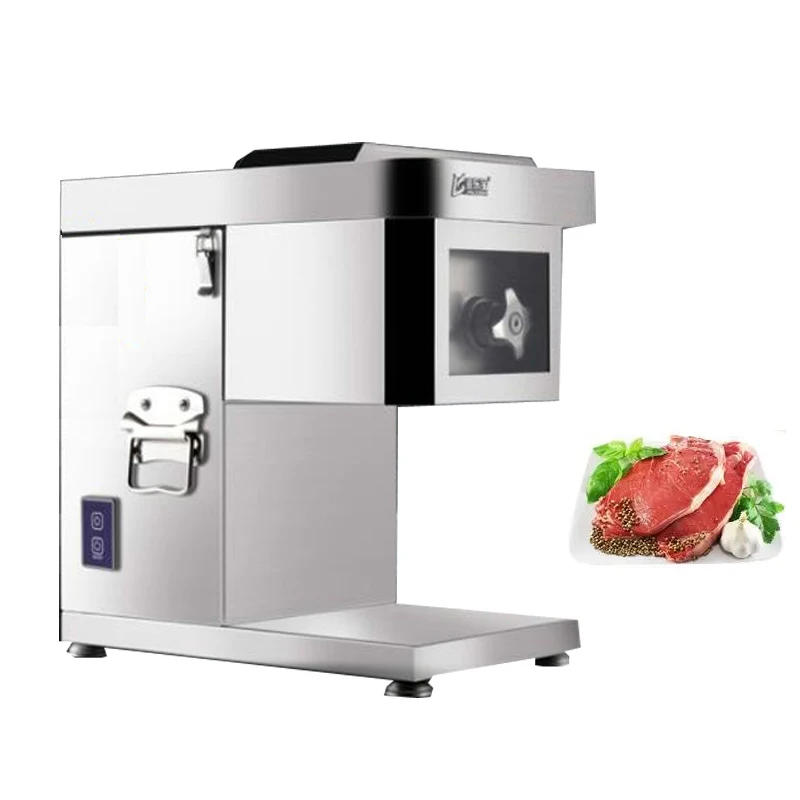 

Meat Slicer Commercial Meat Cutter Stainless Steel Meat Cutting Machine Meat Shredded Diced Machine