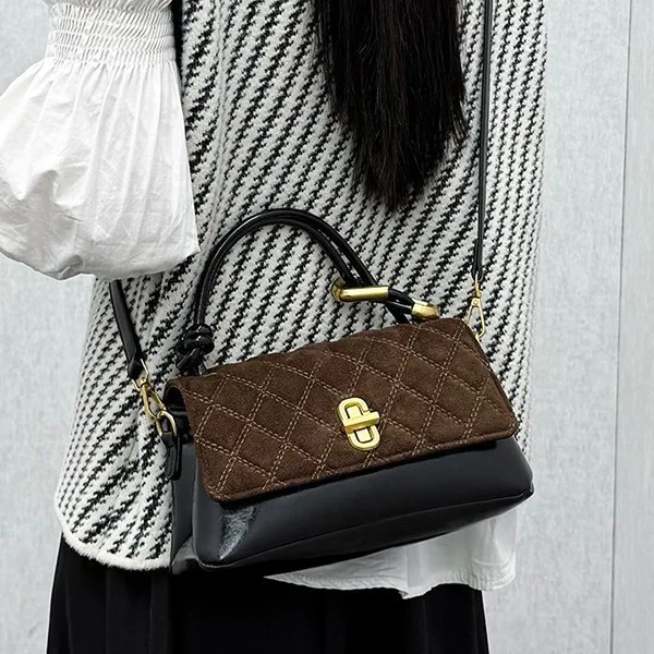 High-End Luxury Brand Ladies Shoulder Bag Leather Elegant Crossbody Famous Designer Vintage Daily Trendy Bag​