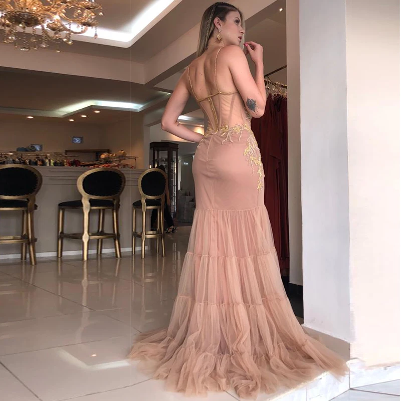 Niebieska moda-line فساتين Cocktail koktajl Sweetheart satynowy szlafrok De Soirée elegancki Spaghetti koronkowy prześwit aplikacja suknia wieczorowa 2023