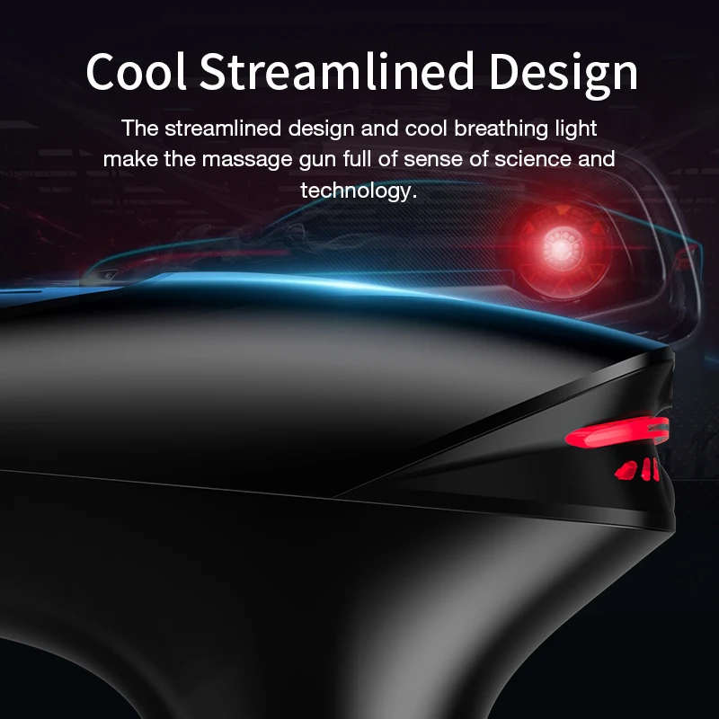 Portable Massage Gun Percussion Pistol Professional Deep Muscle Massager For Body Neck Back Relaxation Fiess Slimming_voghion.com