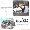 Outdoor Patio Furniture 11-Piece Half-Moon Sectional Round Set Curved Sofa with Coffee Table Suitable for outdoor courtyard use 4