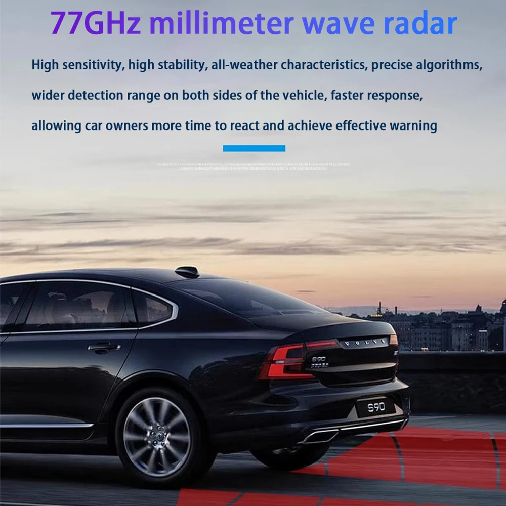 ZhuCamX DSM BSD Blind Spot Detection Monitoring Ultrasonic Warning Lane Assist System For Toyota Avalon XX50 ~