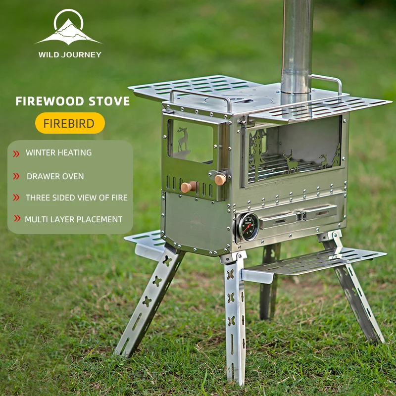 WILDJOURNEYFIREWOODSTOVEFIREBIRDOUTDOORMULTIFUNCTIONALSTOVE