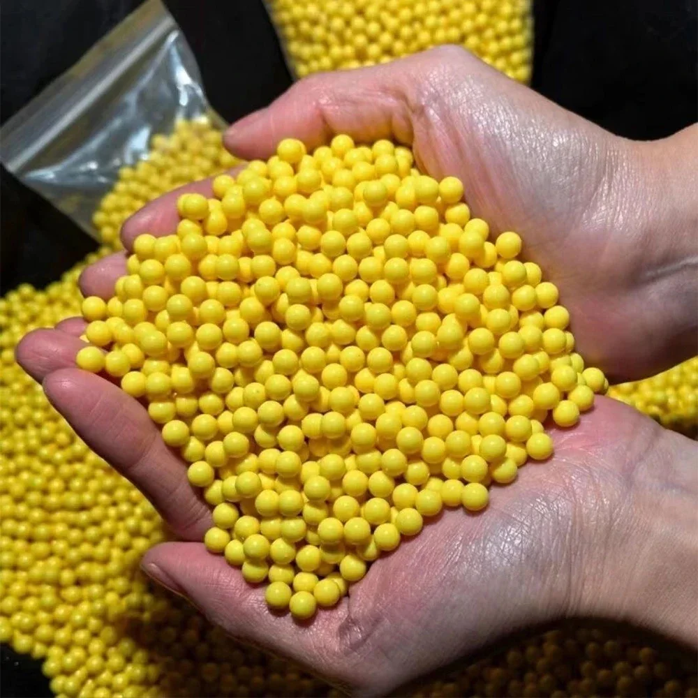 airsoft bb balls 1000 Rounds 0.12g 6mm Hunting Shooting Plastic BB Balls Yellow Paintball Accessories