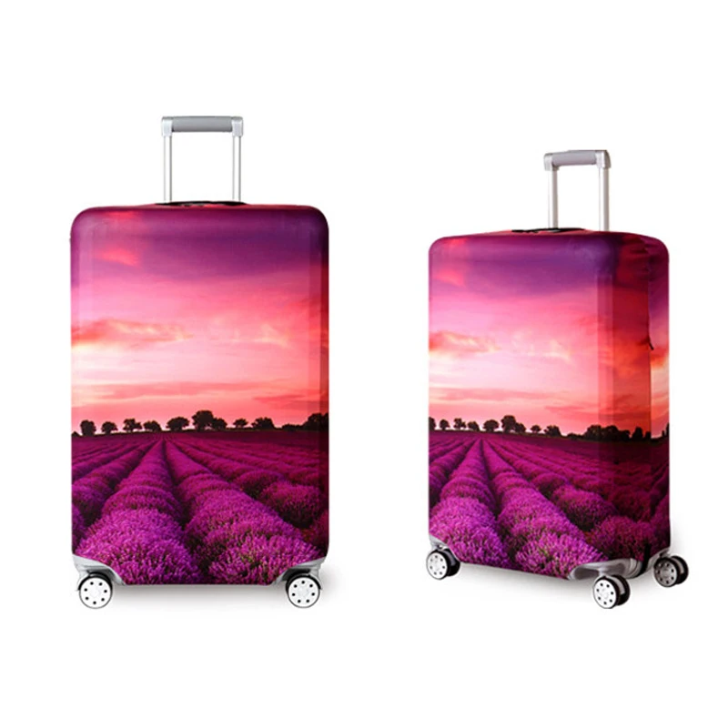 Luggage Cover Elastic Travel Luggage Cover Dustproof Protective Travel Suitcase Cover For 18-32 Inch Trolley Bag Case Luggage Accessories