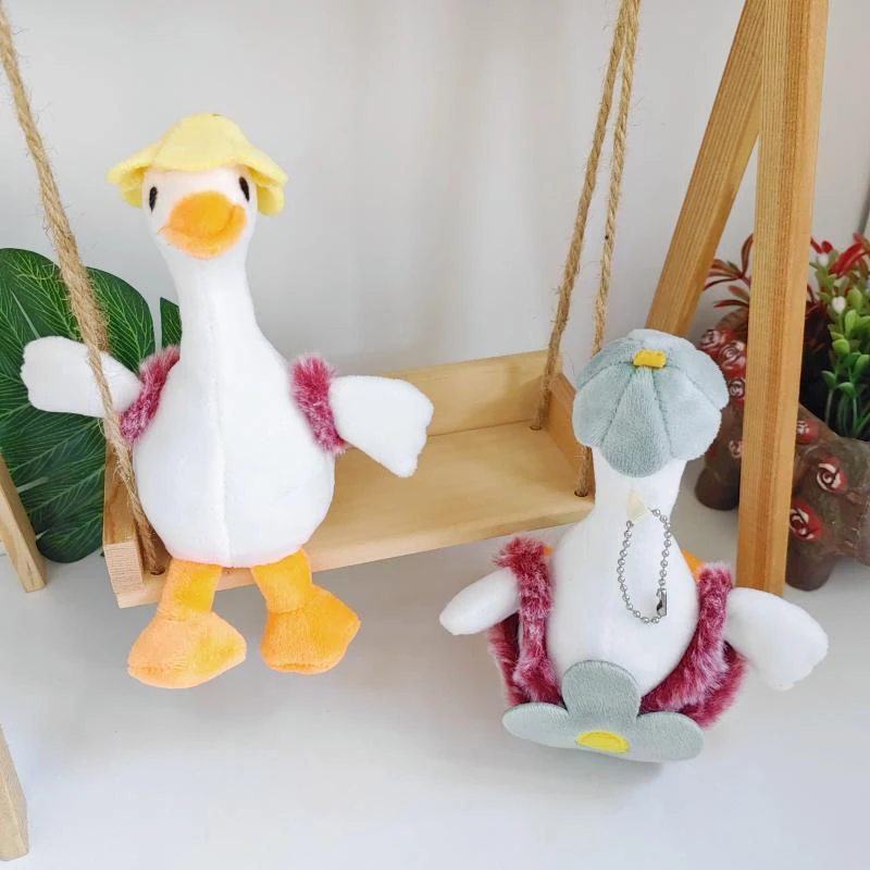 

1 шт., 19 см, мультяшный милый плюшевый брелок в виде утки, женская кукла, брелок, аксессуар для автомобильной сумки, милый плюшевый Подвеска в виде мальчика