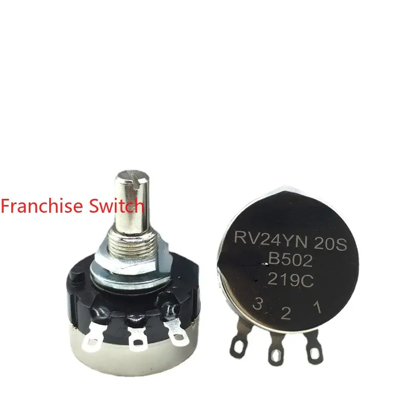 

10PCS Original Genuine RV24YN20SB502 5K Singleturn Carbon Film Potentiometer