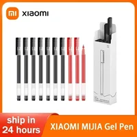 Xiaomi Mijia Gel Pen Super Durable Sign Pen Black 10pc Set Smooth Switzerland Refill Mikuni For Writing Office 0.5mm Signing Pen 1
