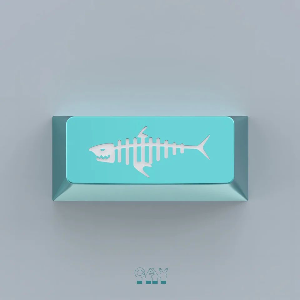 Child Kits] PBTfans Deep Sea Predator Keycaps Numpad/Alphas/40s