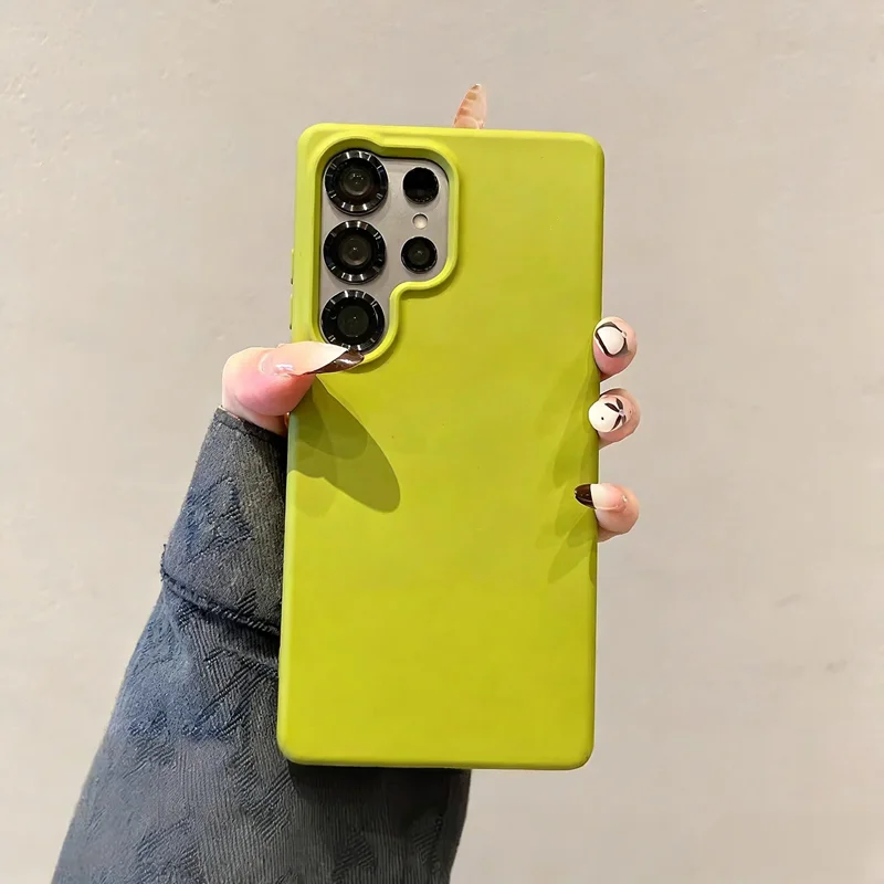 Ultra Liquid Silicone Flocking Candy Color Case