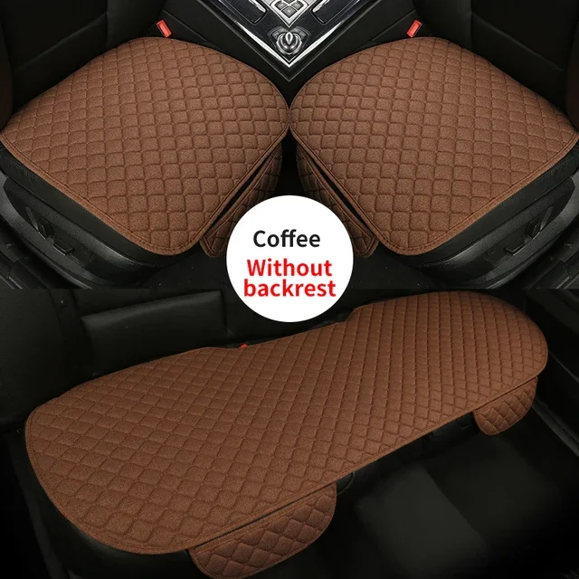 thumbnail image 1 of Funda protectora universal para asiento de coche, accesorio para coche, respaldo delantero y trasero, cojín lavable para cintura, alfombrilla para asiento de coche para las cuatro estaciones, 1 of 5