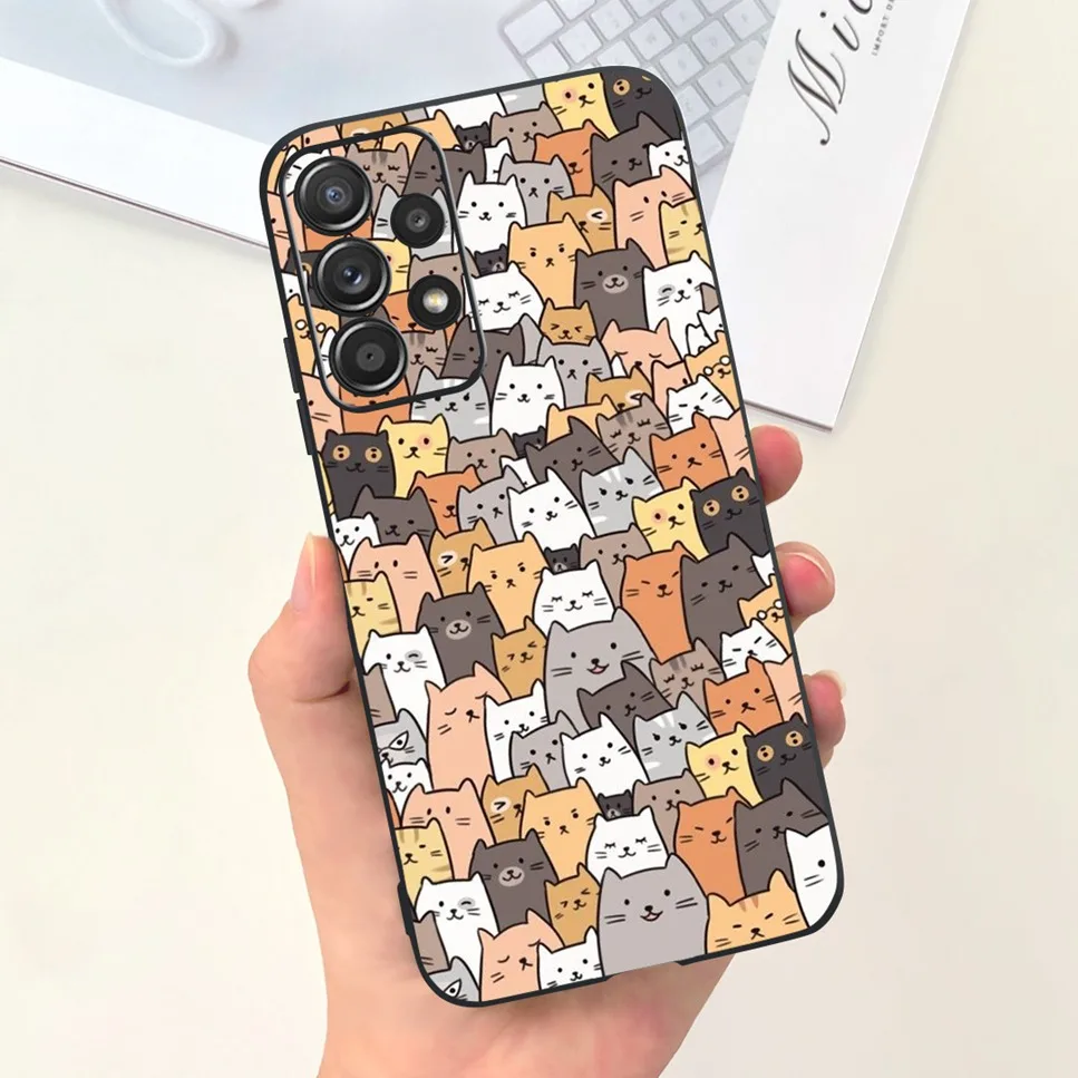 For Samsung Galaxy A23 5G Case Cartoon Animal Butterfly Print Soft TPU Silicone Phone Covers For Samsung Galaxy A23 4G Fundas