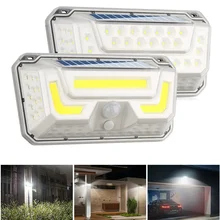 

73LED Solar Lights Motion Sensor Wall Light Outdoor Waterproof Garden Yard Lamp