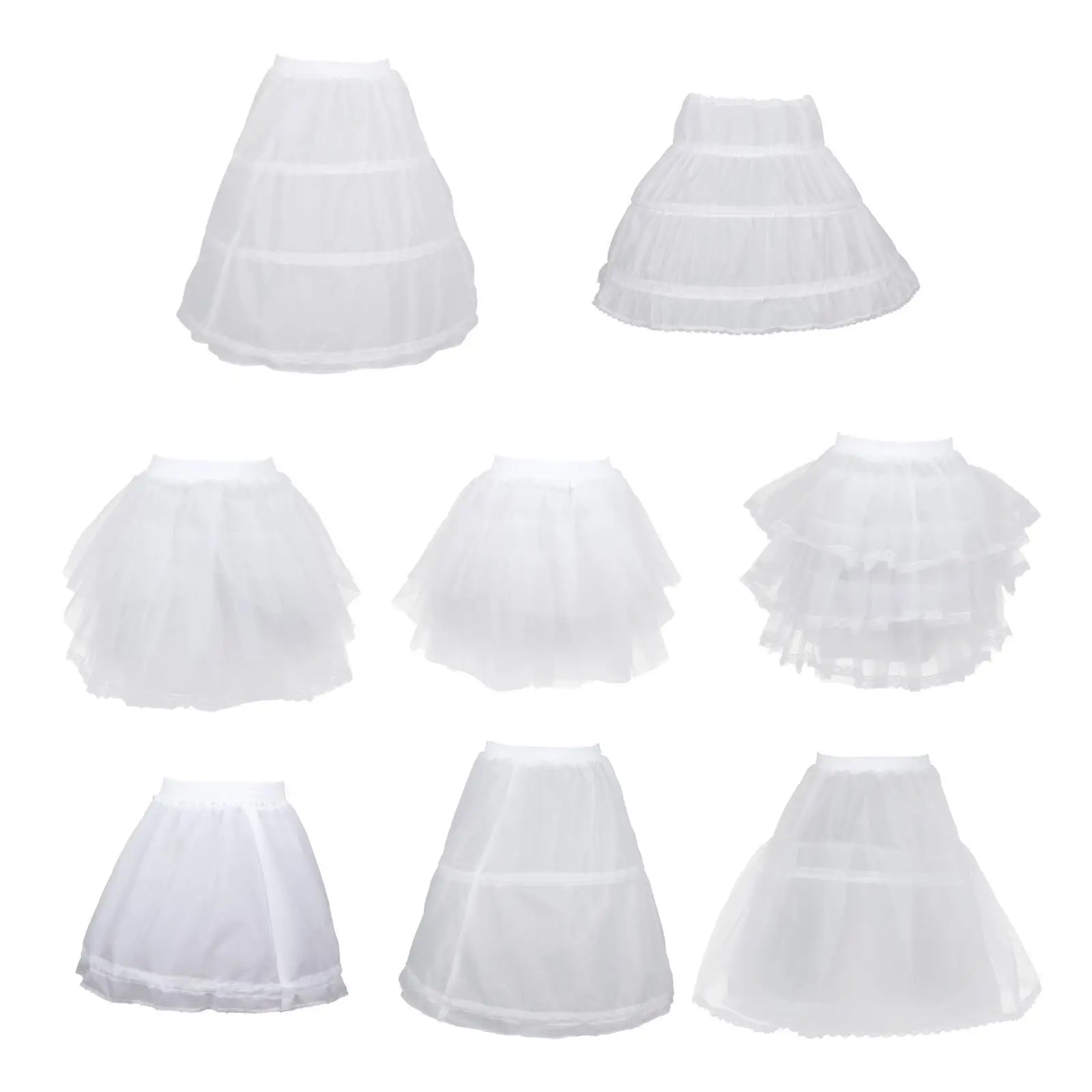 

Costume Crinoline Petticoat Hoop Skirt Slips Underskirt Wedding Accessories for Stage Performace Holiday Wedding Costume Party