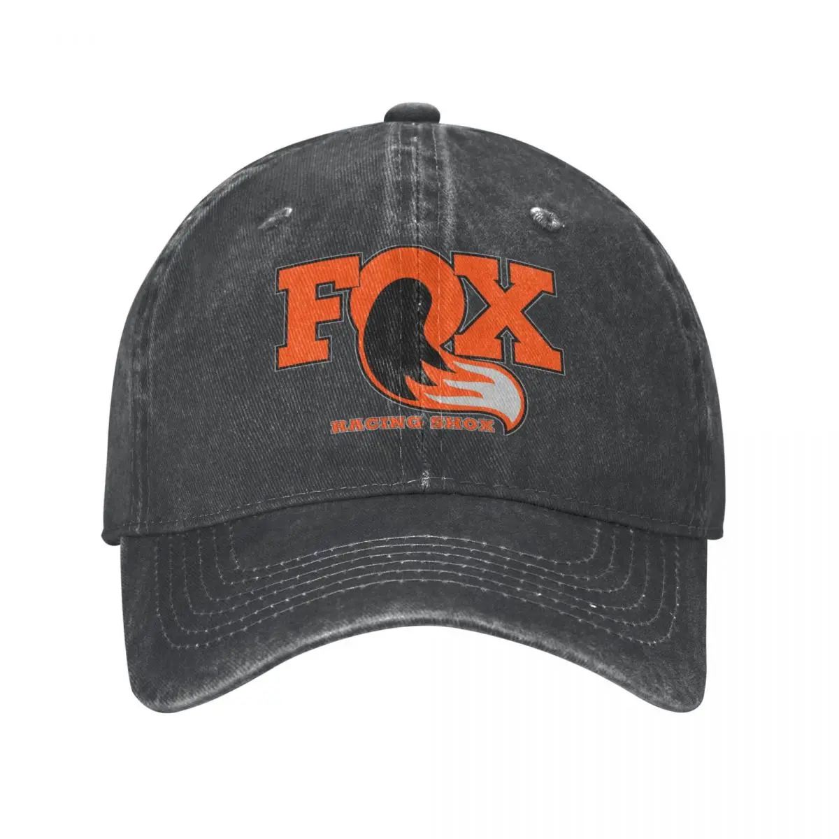 

F-Fox гоночный тракер шляпы Merch модная Потертая джинсовая ткань унисекс Регулируемая
