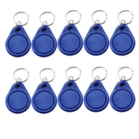 10pcs 125KHz T5577 Keyfobs Rewritable Duplicate Tag 5200 Proximity Copy Access Card ID Token Ring RFID Cloner Keychain 1