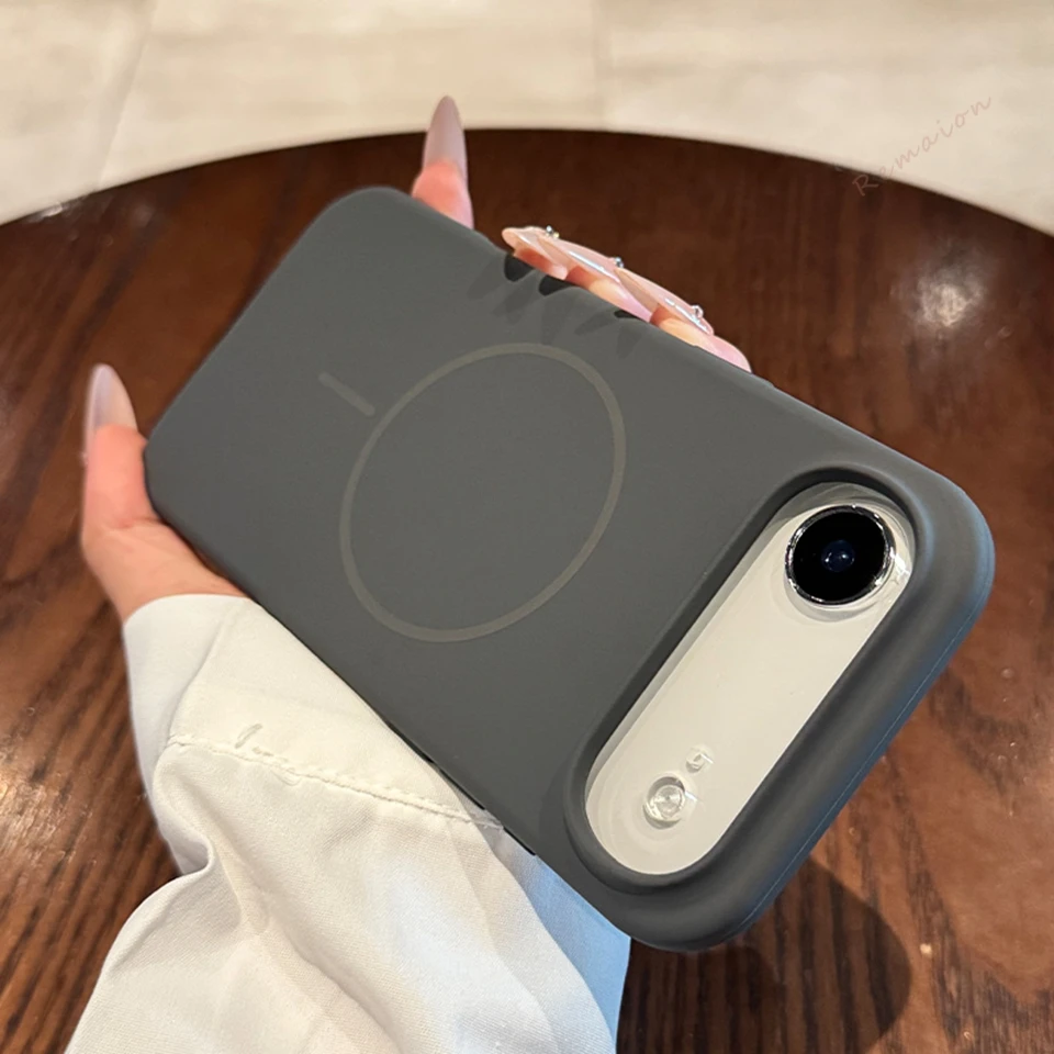 Premium Liquid Silicone Magnetic Phone Case with MagSafe Protector Cover