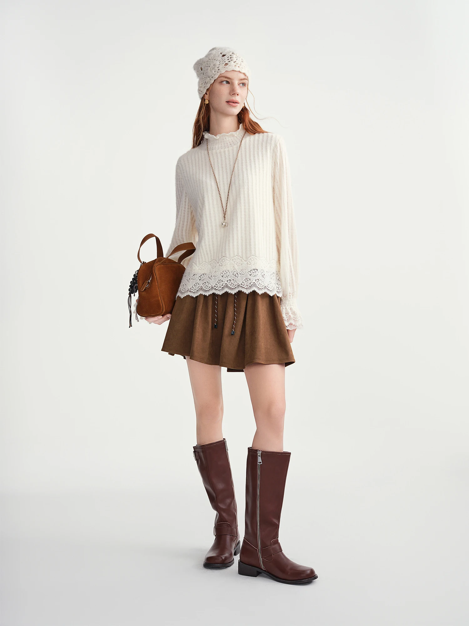 DUSHU Gentle Bottoming T-shirt Women, Top Loose All-match Elegant Ladies - Uniqwear