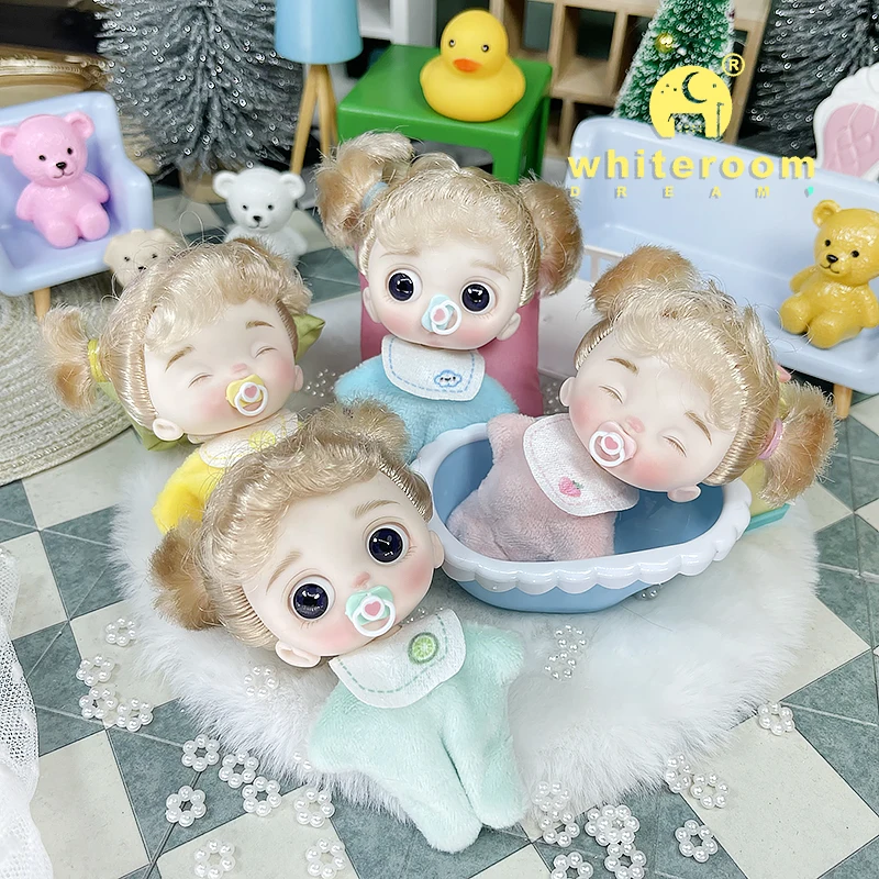 Mini Pocket Toys For Girls Mini Doll Clothes Baby Cute Smiling Doll Make-up Body Cute 1/12 Dolls Toys for Girls Gifts Kids 1