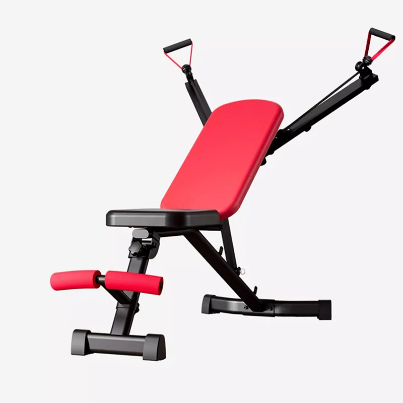 Dumbbell bench household multifunctional sit-up board bird fitness chair professional pull strength bench press