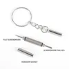 Steel Glasses Screwdriver Eyeglass Screwdriver Watch Repair Kit with Keychain Portable Hand Tools Precision Screwdriver Tools 4