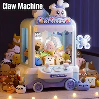 Rabbit Mini Claw Machine Toys for Kids Coin Operated Play Game DIY Prizes Gashapon Plush Doll Vending Machines Christmas Gifts 2