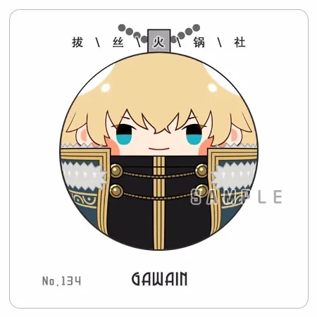 

Anime Fate Grand Order Gawain 7cm Pendant Keychain Plush Doll Toys Stuffed Plush a5438 Children Gift