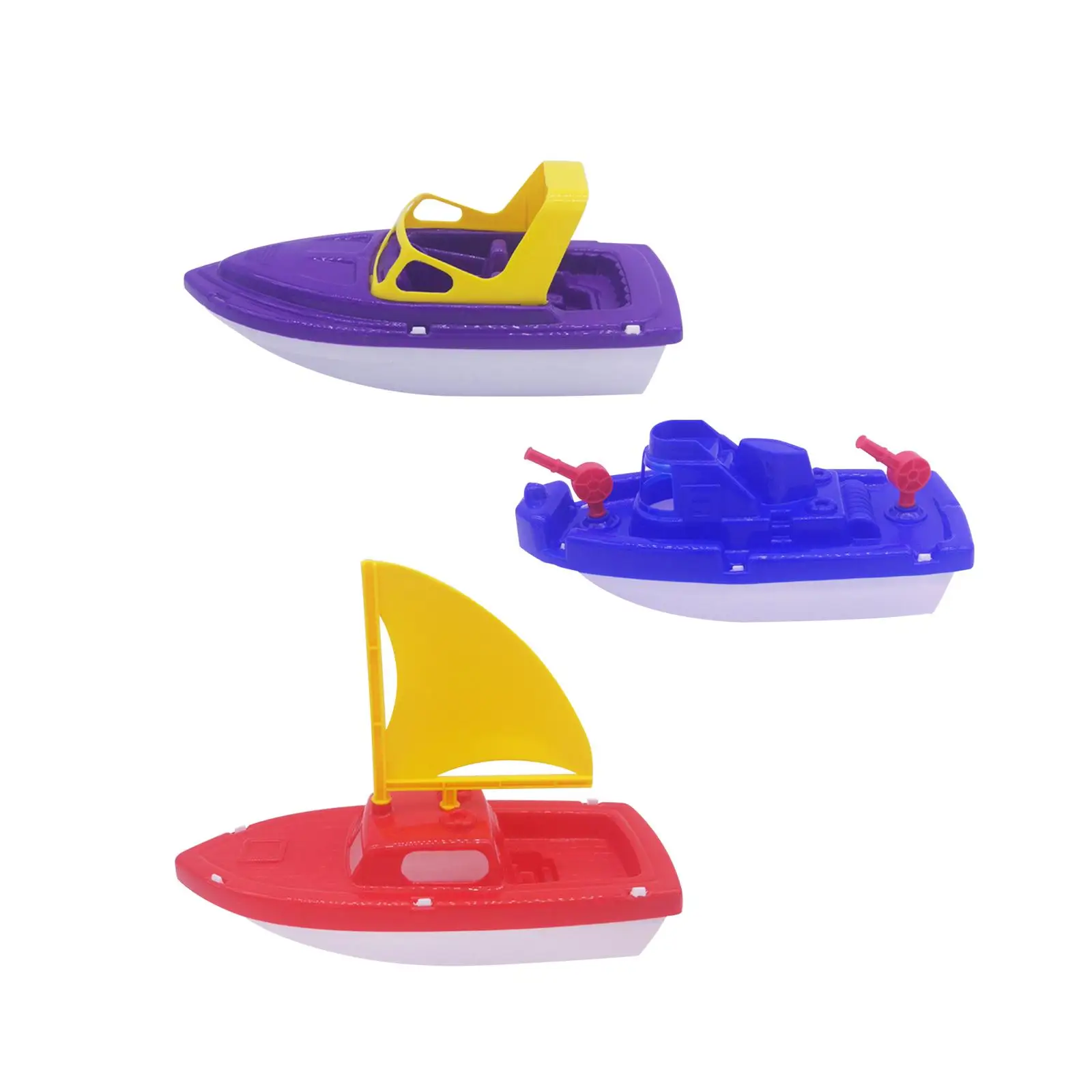 

Sailing Boat Bath Toy Lightweight Shower Game Swimming Pool Beach Toy Floating Boat Bathing Toy for Birthday Kids Boys Girls