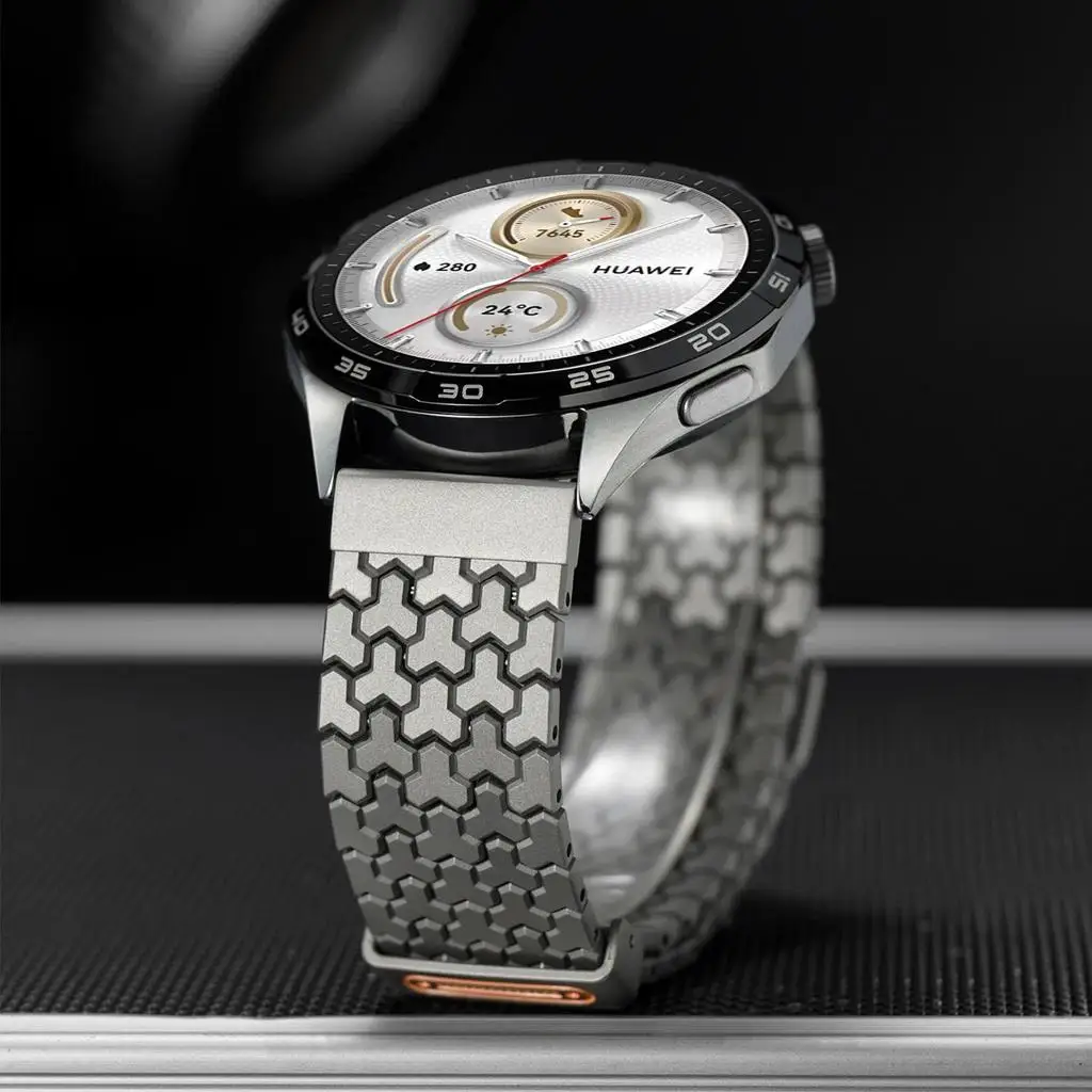Stainless Steel Magnetic Business Wristband Bracelet, 22mm